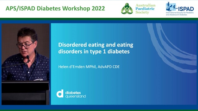 Disordered Eating and T1D Helen d’Emden