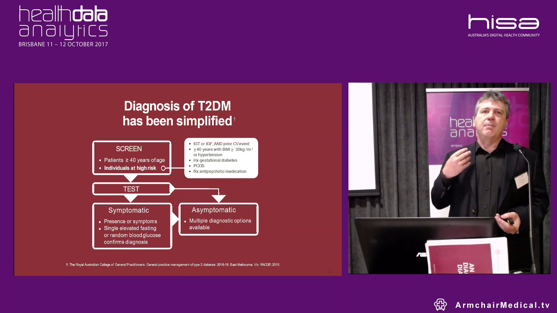 Slipping through the cracks An analysis of the diagnosis of type 2 diabetes mellitus in Australia Richard Hunt Senior Data Scientist, Medicaldirector