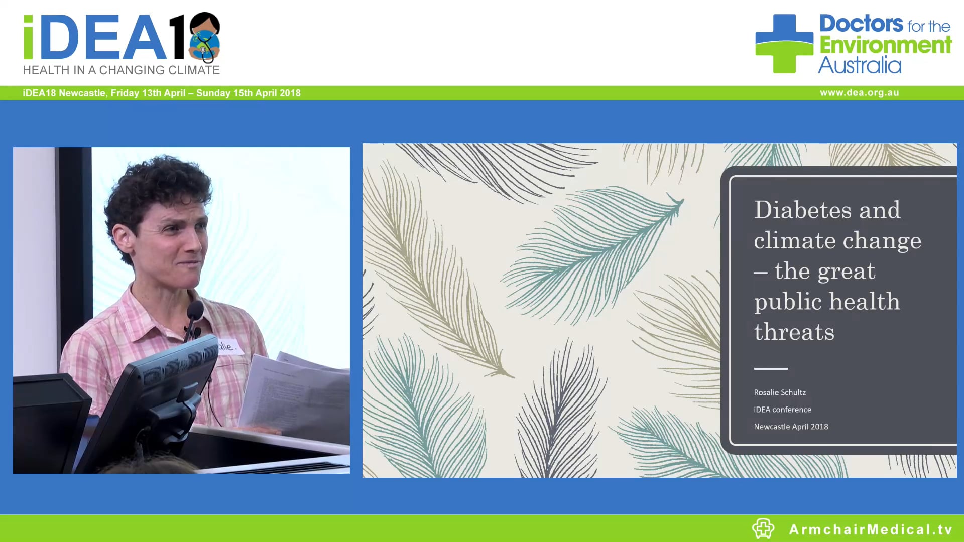 Diabetes and climate change - the great health threats of our time Dr Rosalie Schultz