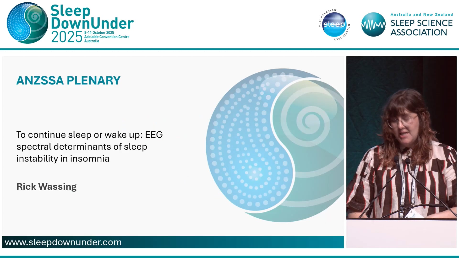 To continue sleep or wake up EEG spectral determinants of sleep instability in insomnia Dr Rick Wassing