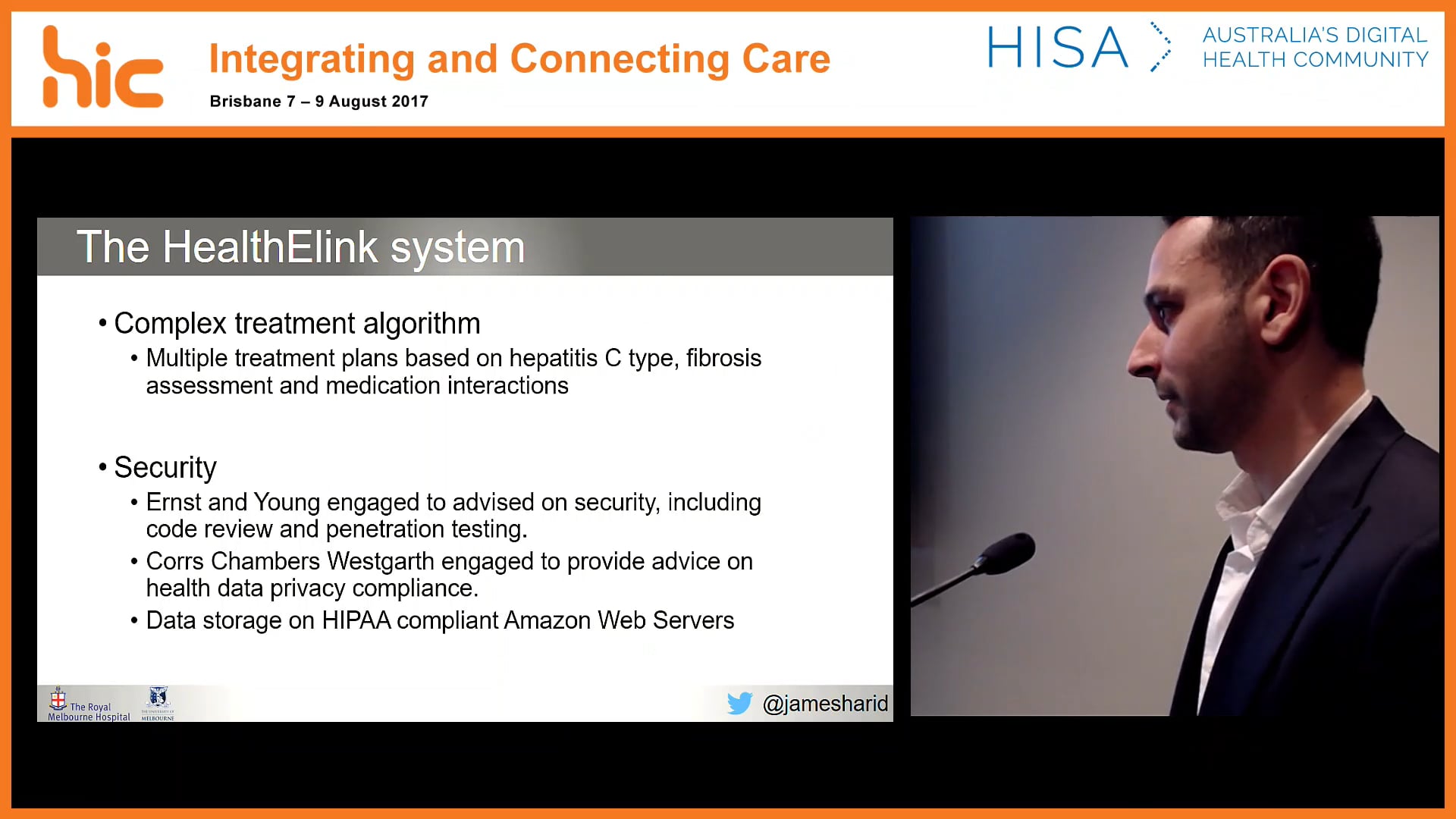 An e-health model of care for community treatment of hepatitis C The HealthElink project Dr James Haridy