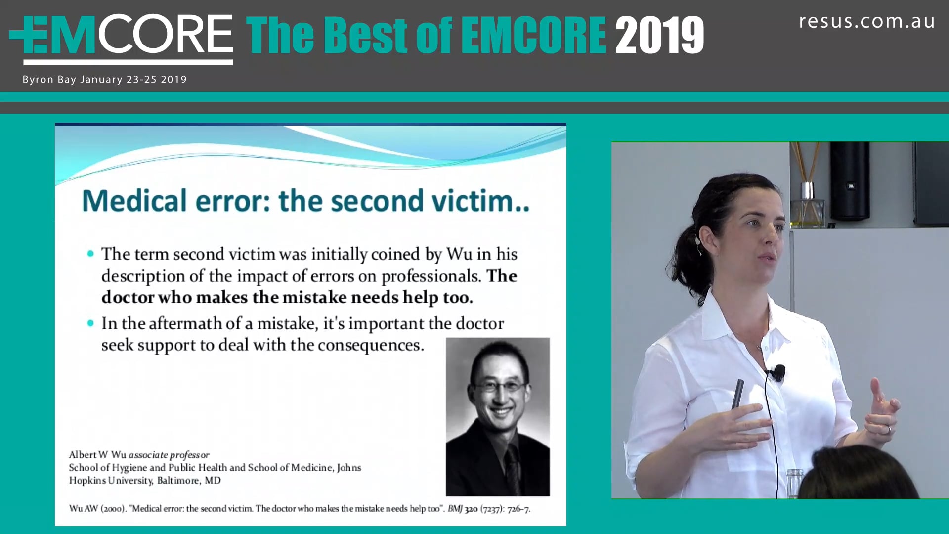 Wellbeing in the ED Medical Error Second Victim Syndrome Una Harrington