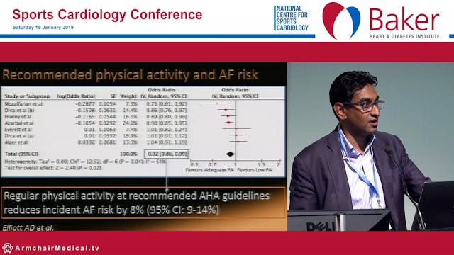 Too little exercise and atrial fibril...