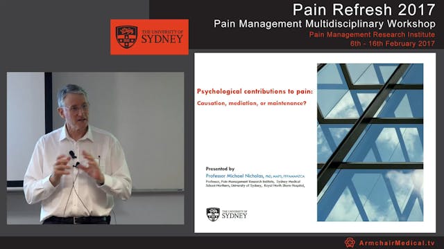 Psychological contributions to pain -...