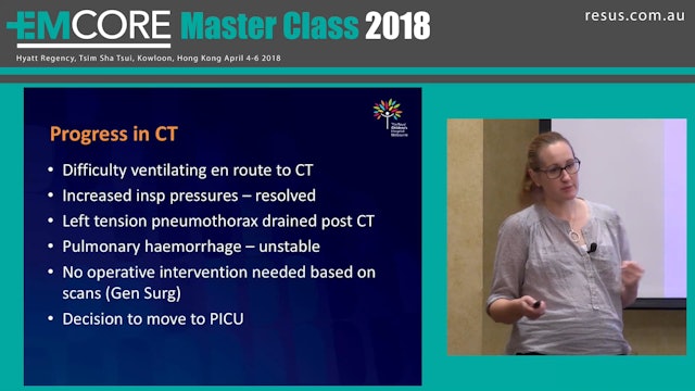 Paediatric Trauma Case Dr Claire Wilkin (viewer guidance recommended)