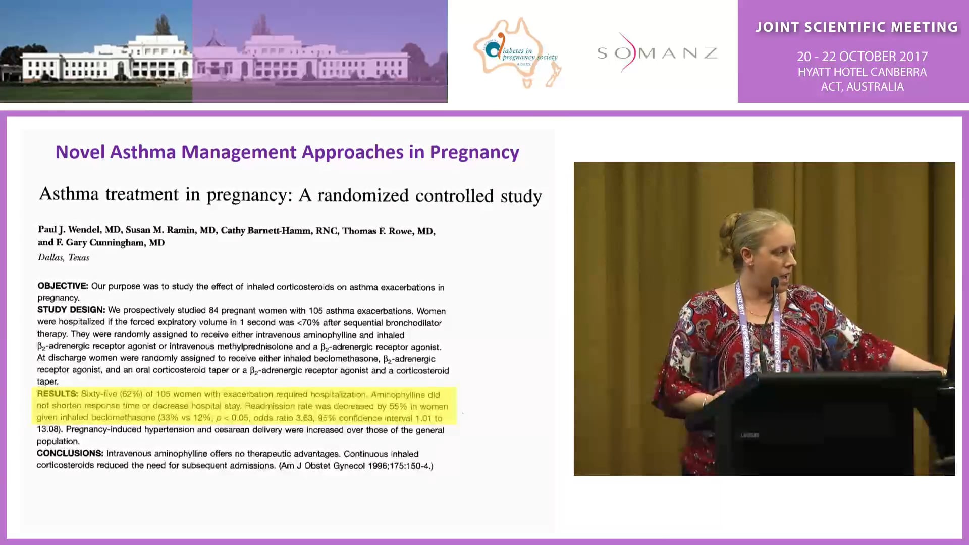 Novel strategies for optimal asthma management during pregnancy - Vanessa Murphy