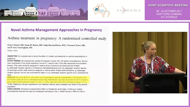 Novel strategies for optimal asthma management during pregnancy - Vanessa Murphy