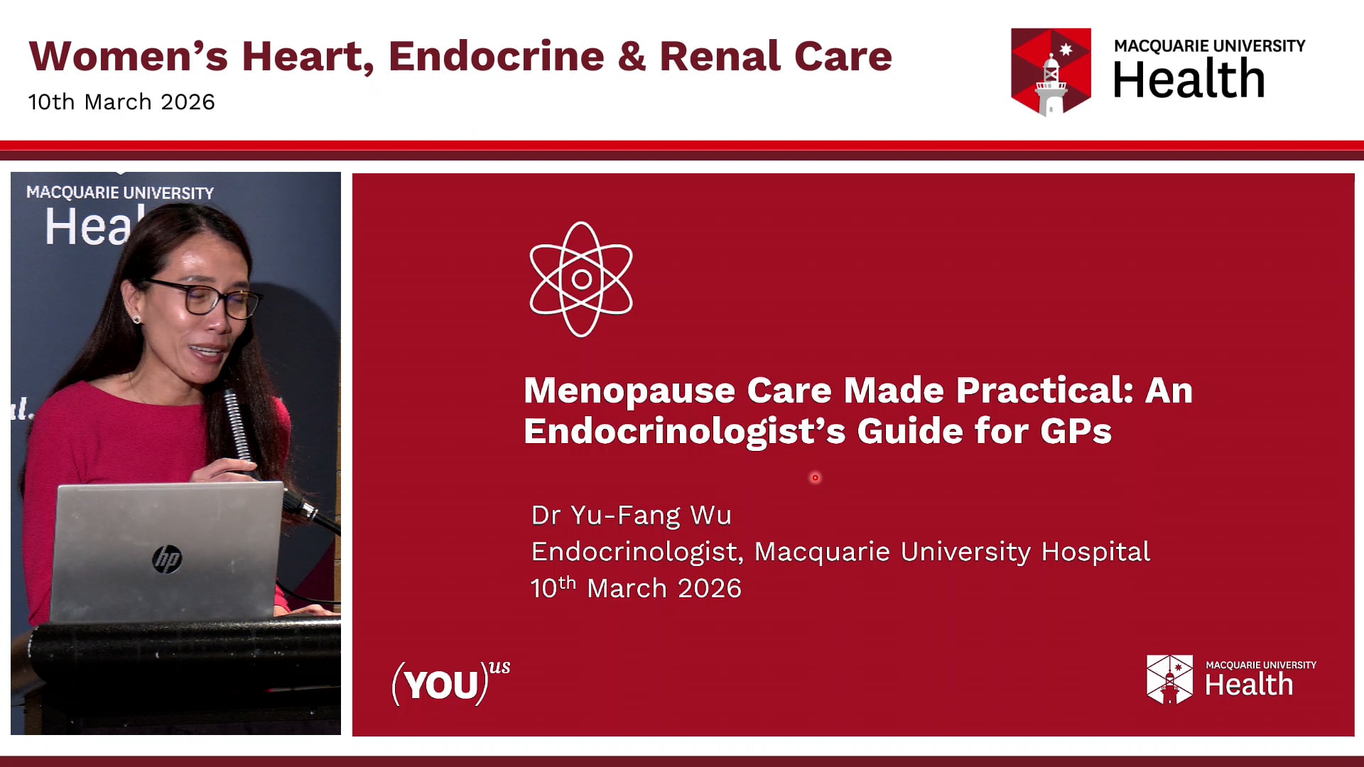 Menopause  care made practical An endocrinologists guide for GPs Dr Yu-Fang Wu