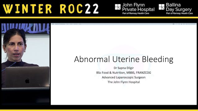 Abnormal Uterine Bleeding Dr Sapna Di...