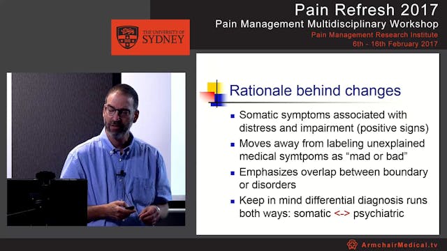 Pain and Mood Dr Andrew Singer