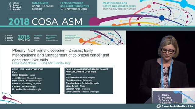 MDT panel discussion - Early mesothel...