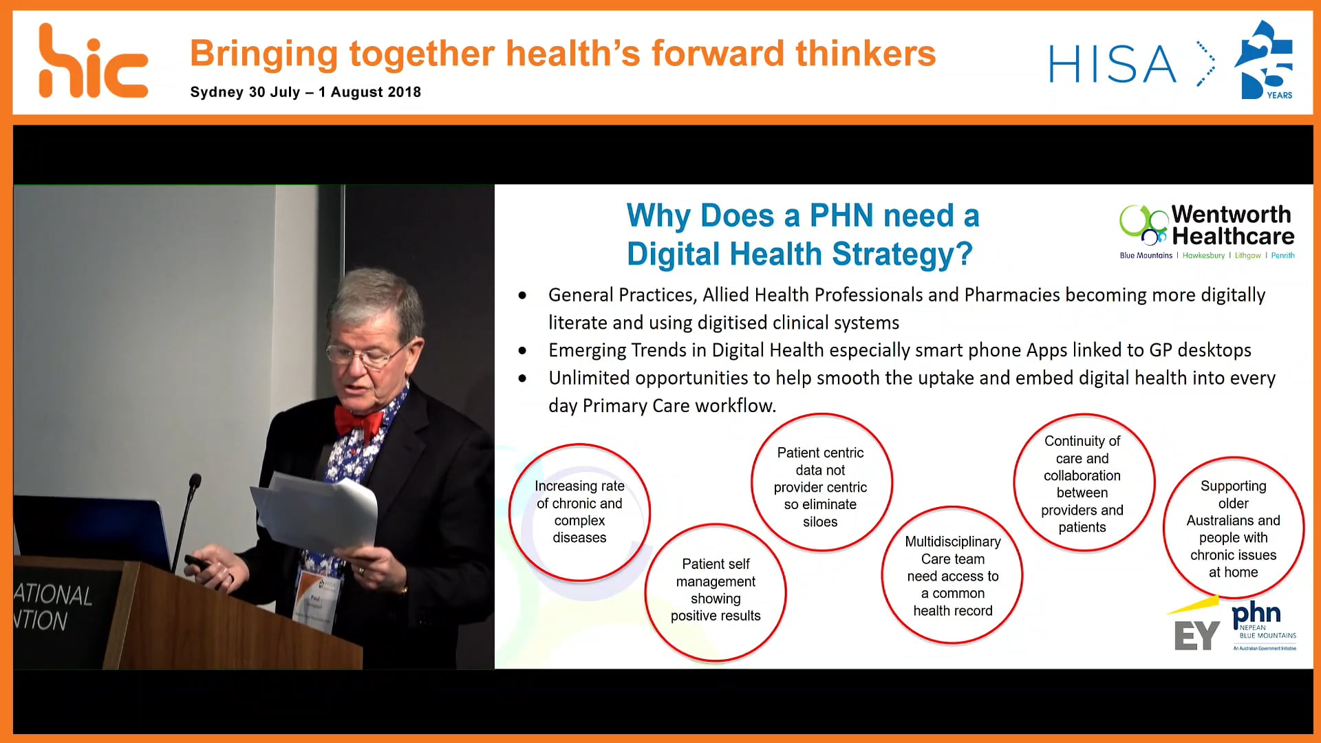 Nepean Blue Mountains PHN Development of a digital health strategy to enable a connected primary care workforce, with a vision of supporting better health in the region Paul Campbell