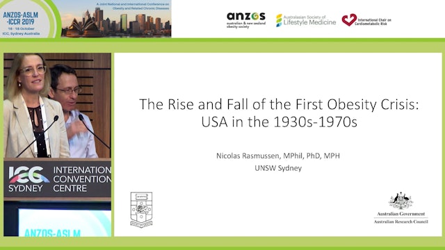 The Rise and Fall of the First Obesity Crisis USA 1930s-1970s Nicolas Rasmussen