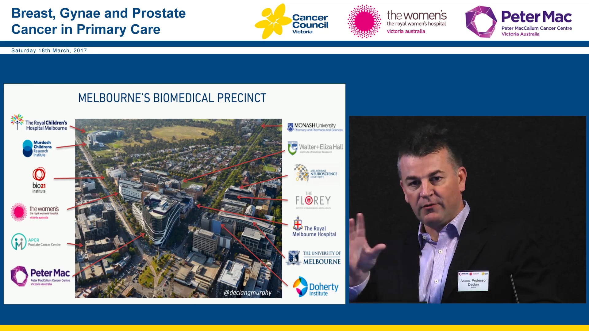 Some clarity amid the confusion Early detection of prostate cancer Associate Professor Declan Murphy
