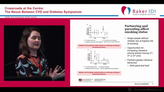 Smoking, cardiovascular disease and diabetes Dr Seana Gall