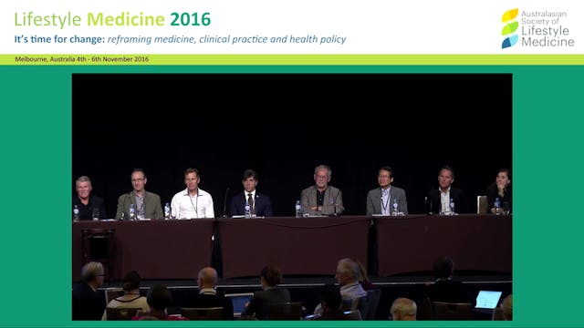 Lifestyle Medicine in the world Panel...