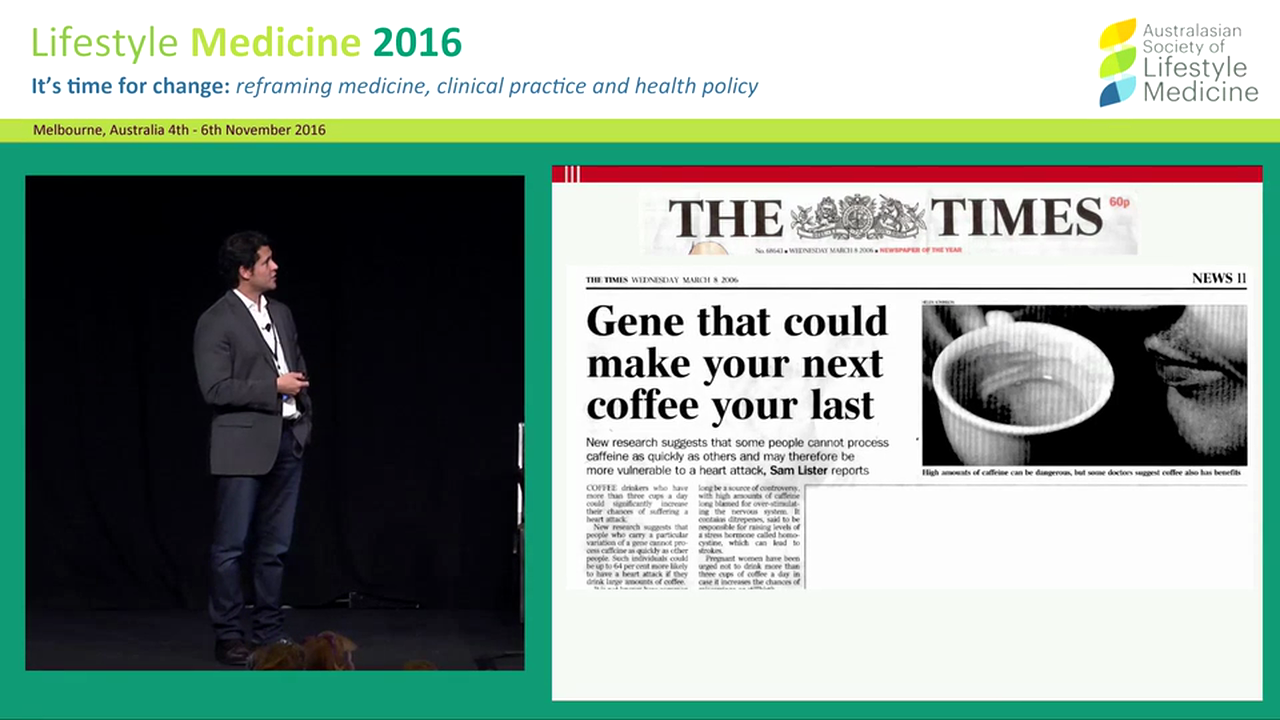 Nutrigenomics: Do our genes determine what we should eat? Prof Ahmed El-Sohemy