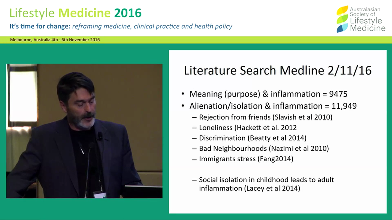 Meaninglessness, alienation and loss of  culture and identity: Now measurable  determinants of chronic disease  A/Prof  John Stevens