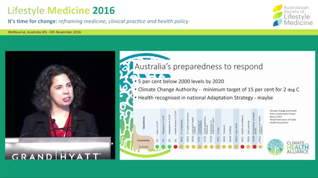 The Climate and Health Alliance (CAHA) for population and climate health Kim Daire
