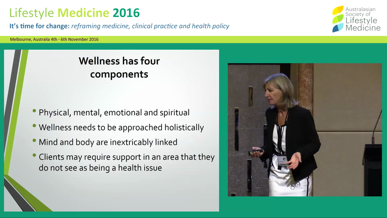 Health and wellness coaching in the medical world Fiona Cosgrove