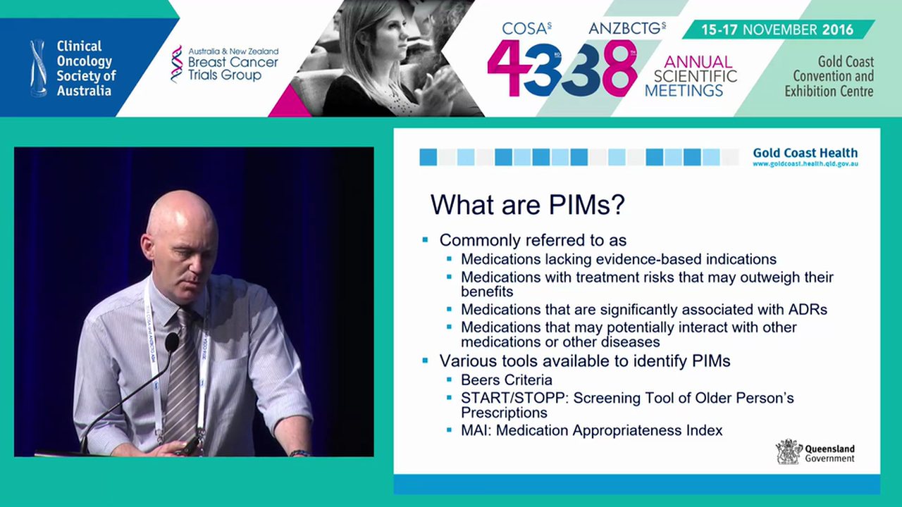 It’s all in the detail medication conundrums in the older cancer patient Michael Powell