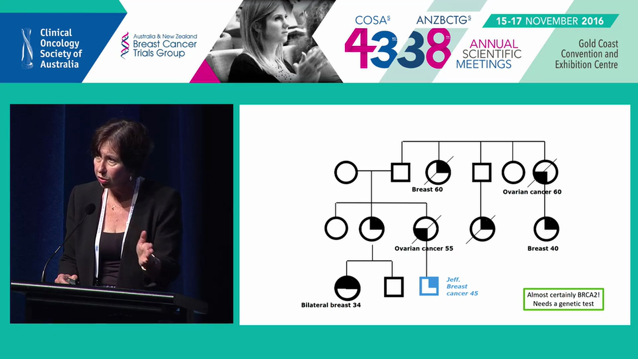 Male breast cancer could I have faulty gene  Judy Kirk