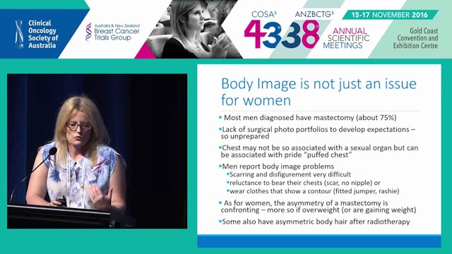 Psychological Issues in Male Breast Cancer Jemma Gilchrist