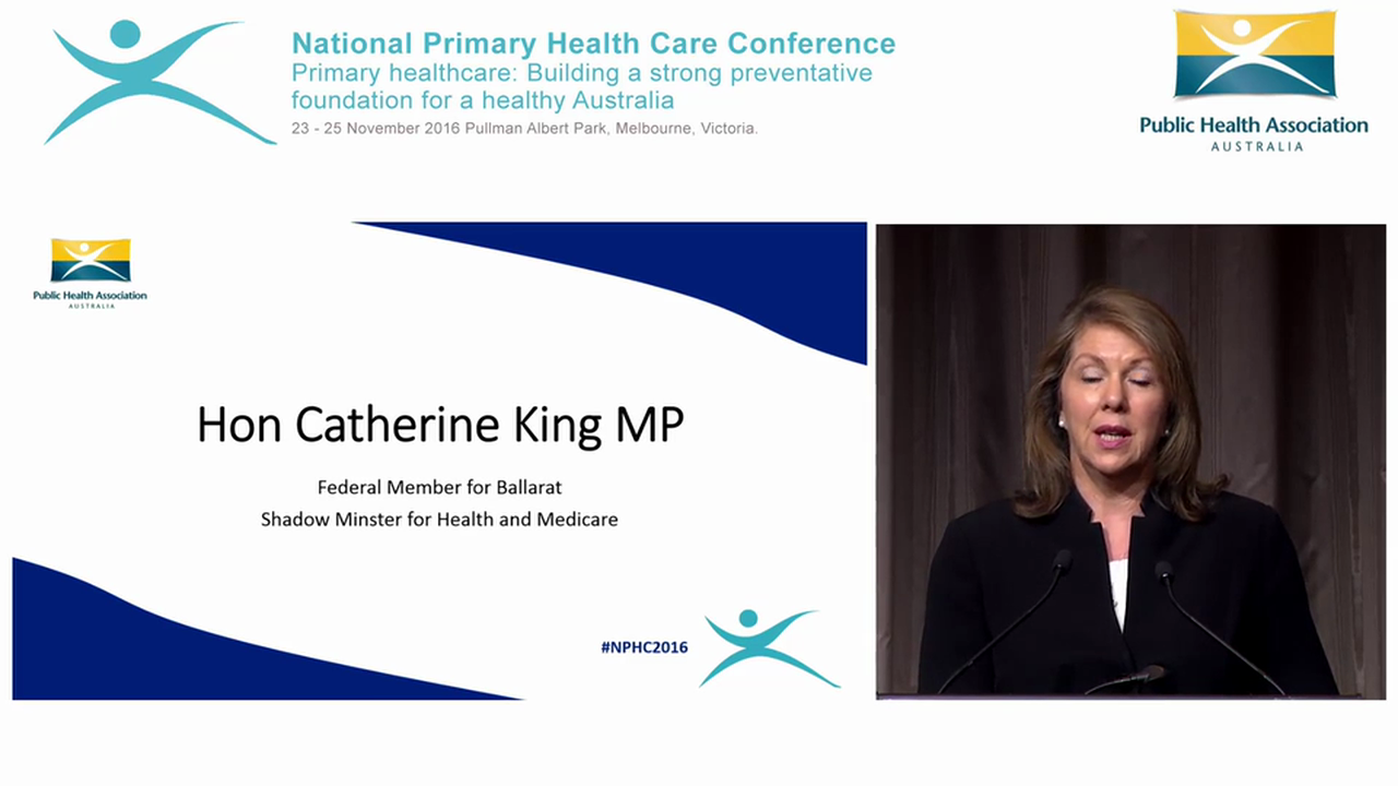 Hon Catherine King MP