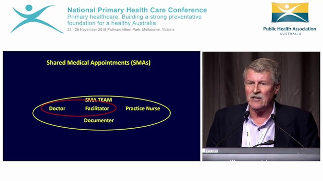 Shared Medical Appointments for health care homes Prof Garry Egger