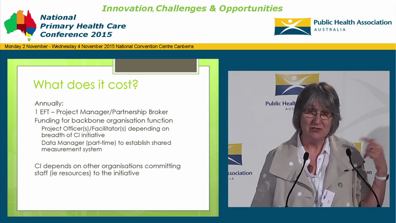 What Primary Health Networks can do to improve the health of their populations for very reasonable investment Prof Helen Keleher