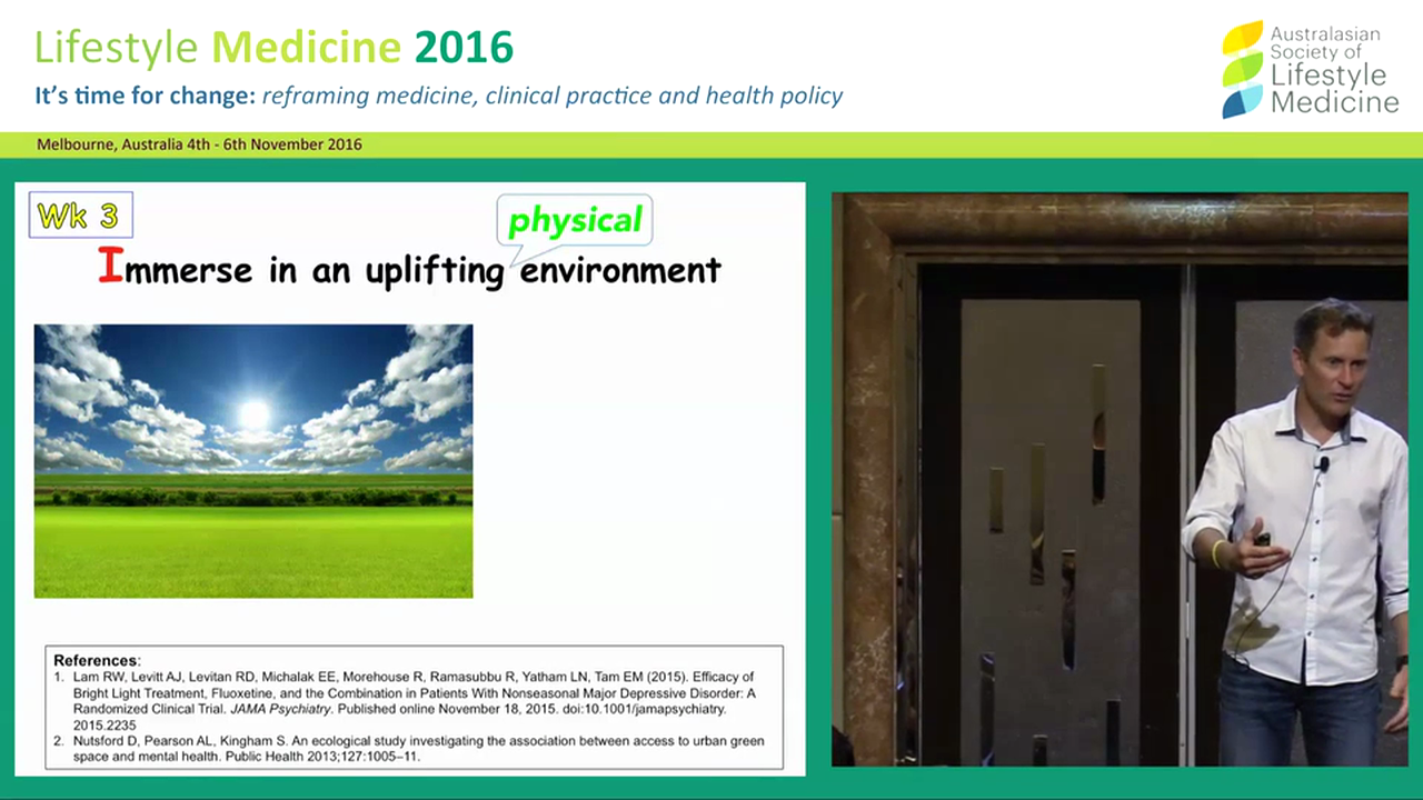 A multmodal lifestyle intervention for increasing emotional wellbeing the live more project Darren Morton & Melanie Renfrew