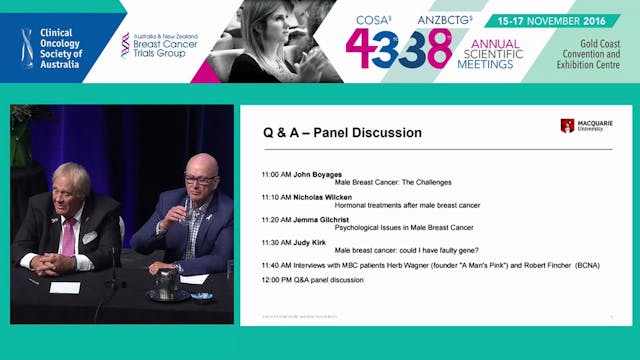 Male breast cancer Panel Discussion