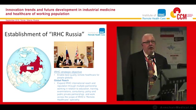 Establishment of IRHC Russia Alan Kennedy Bolam