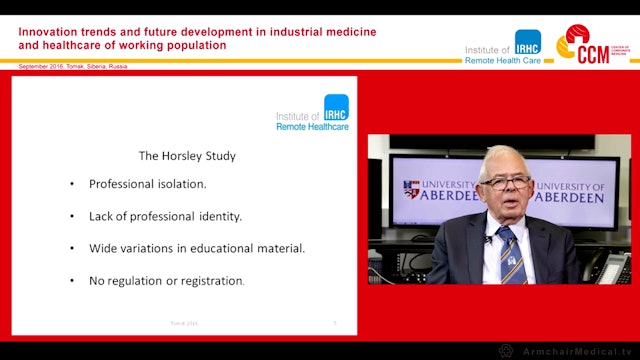Development of competent remote healthcare practitioners Prof John Nelson Norman