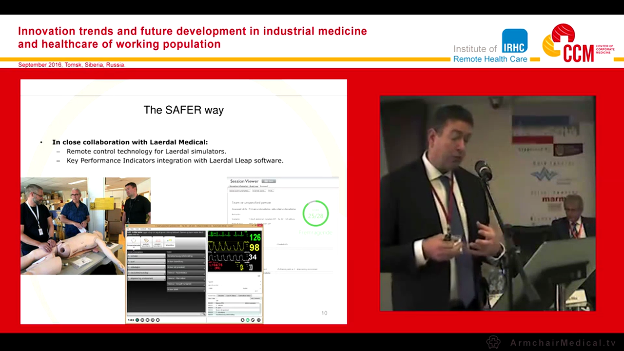 Remote training SAFER North Sea oil installations Kjetil Torgeirsen and Lena Heimvik