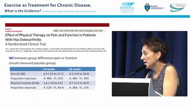 Exercise for Arthritis Prof Rachelle Buchbinder