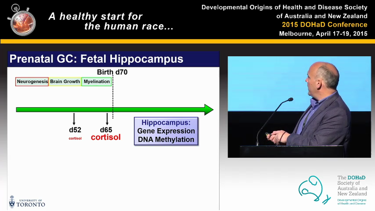 Early life programming of stress responses and behaviour A trans-generational perspective Stephen Matthews (Toronto, Canada)
