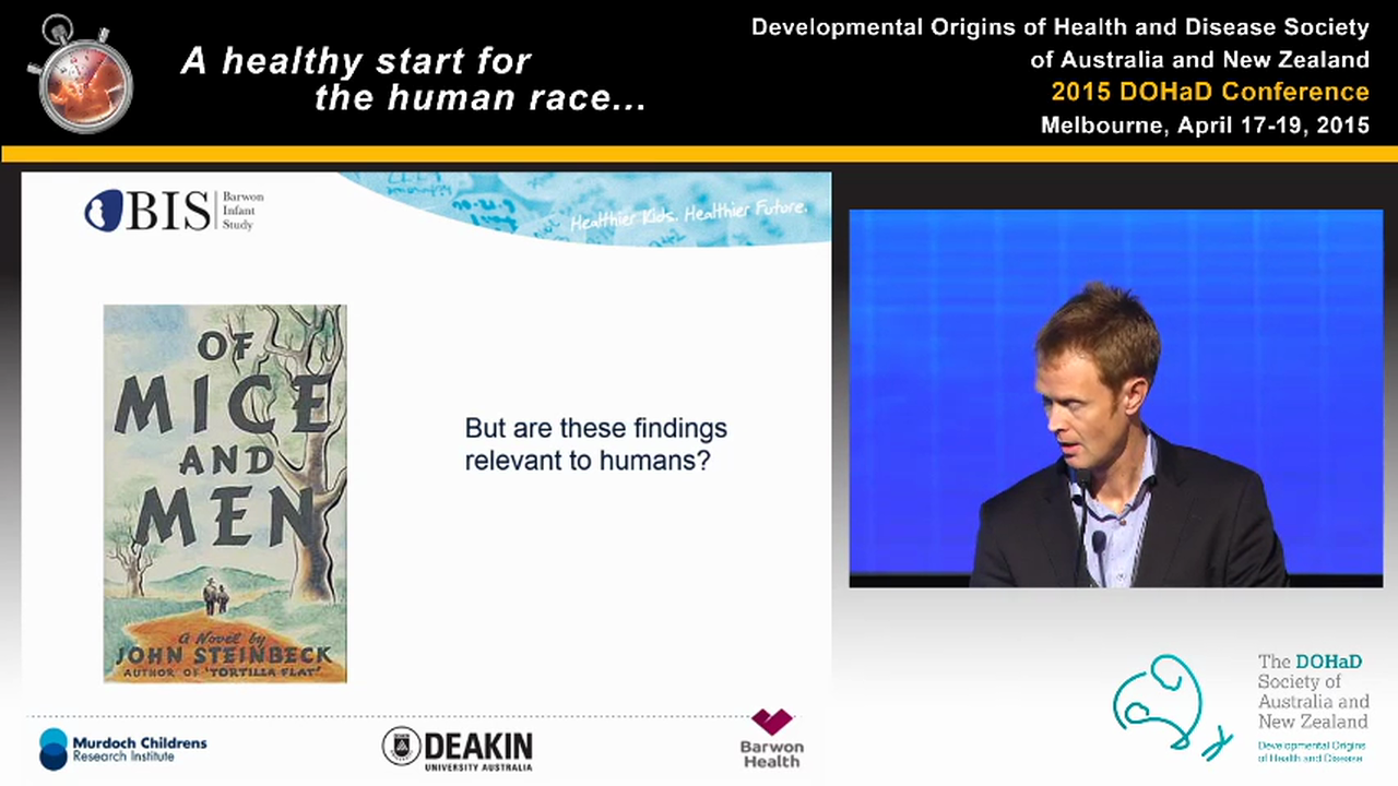 Potential links between the modern diet, the microbiome and its metabolites, and the increase in allergic disease and asthma. Peter Vuillermin