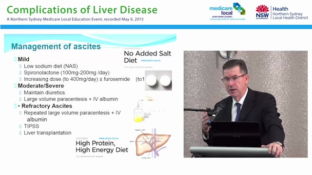 Management of Advanced Liver Disease & Cirrhosis Dr Brett Jones - Director of Hepatology, Northern Sydney Local Health District