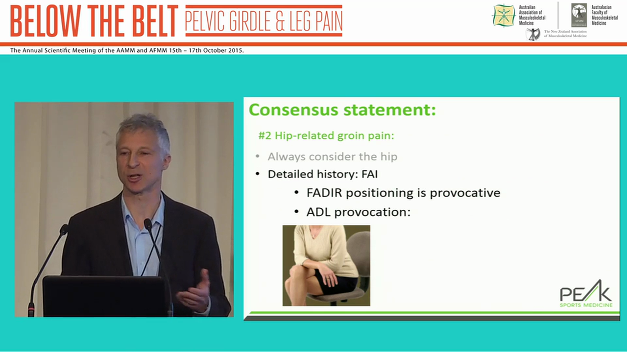 Assessment and Management Chronic Groin Pain Dr Peter Braun