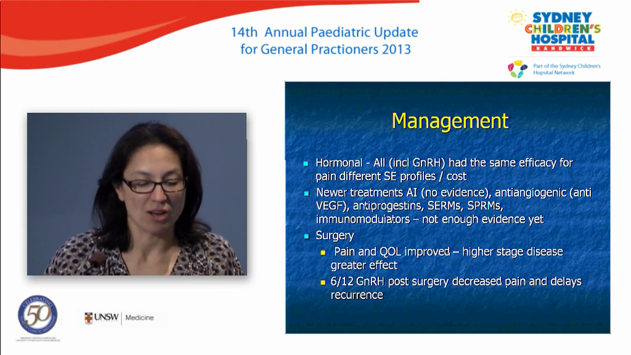 Endometriosis and other gynaecological problems in teens Rebecca Deans