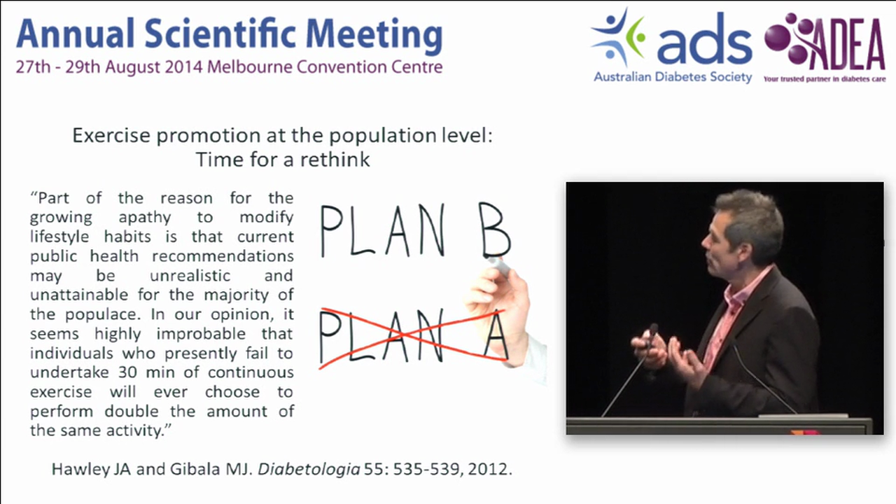 Exercise-snacking to improve glucose control John A Hawley