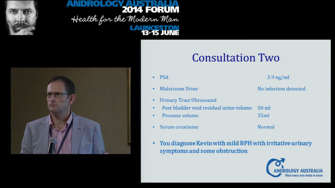 Benign Prostate Disease Mr Jeremy Grummet