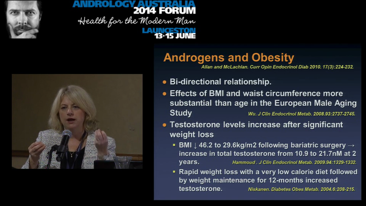 Androgen Deficiency AProfessor Carolyn Allan