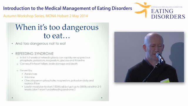 Medical Management of eating disorders in Adults Dr Warren Ward, psychiatrist, Director Eating Disorder Service, Royal Brisbane & Women’s Hospital