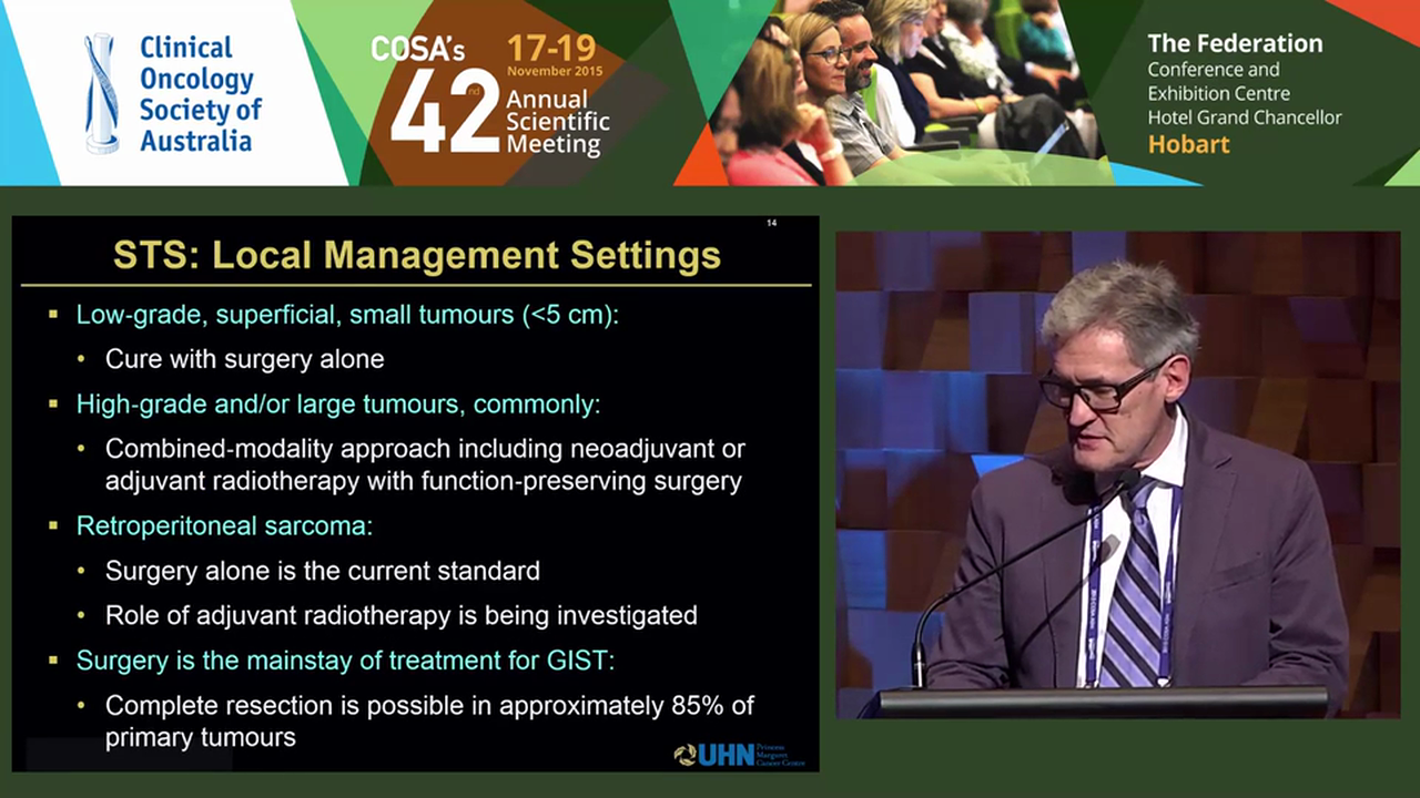 Brian O'Sullivan Clinical management of sarcoma