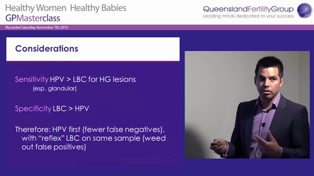 An update on the NHMRC Cervical Screening Guidelines Dr David Moore