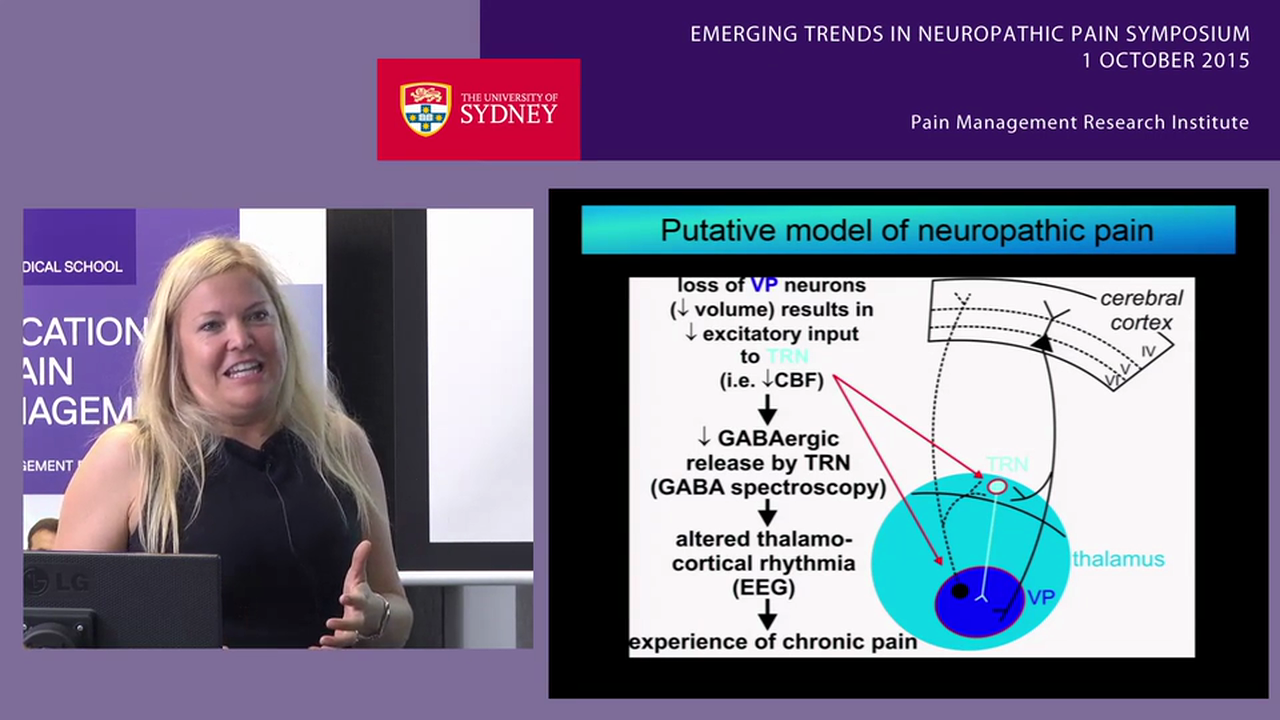 Brain Mechanisms of Neuropathic Pain Dr Sylvia Gustin
