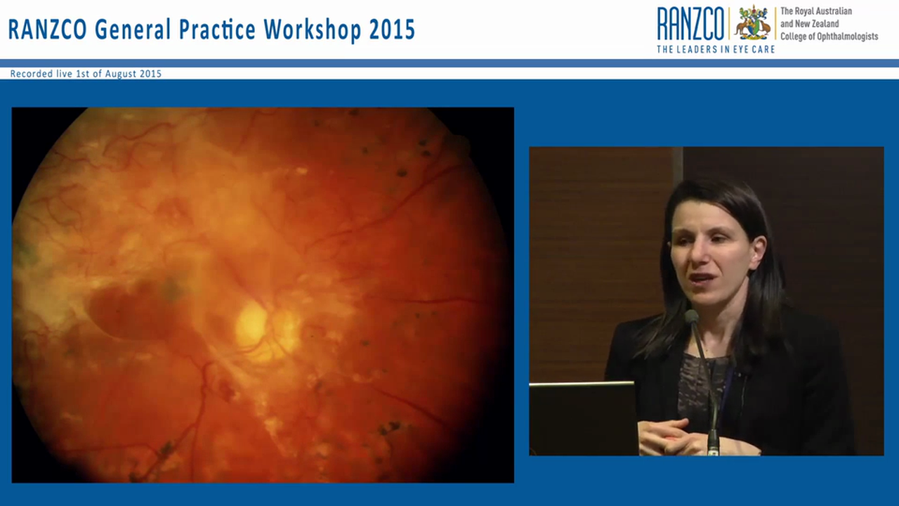 Current management of diabetic retinopathy - Dr Christine Younan