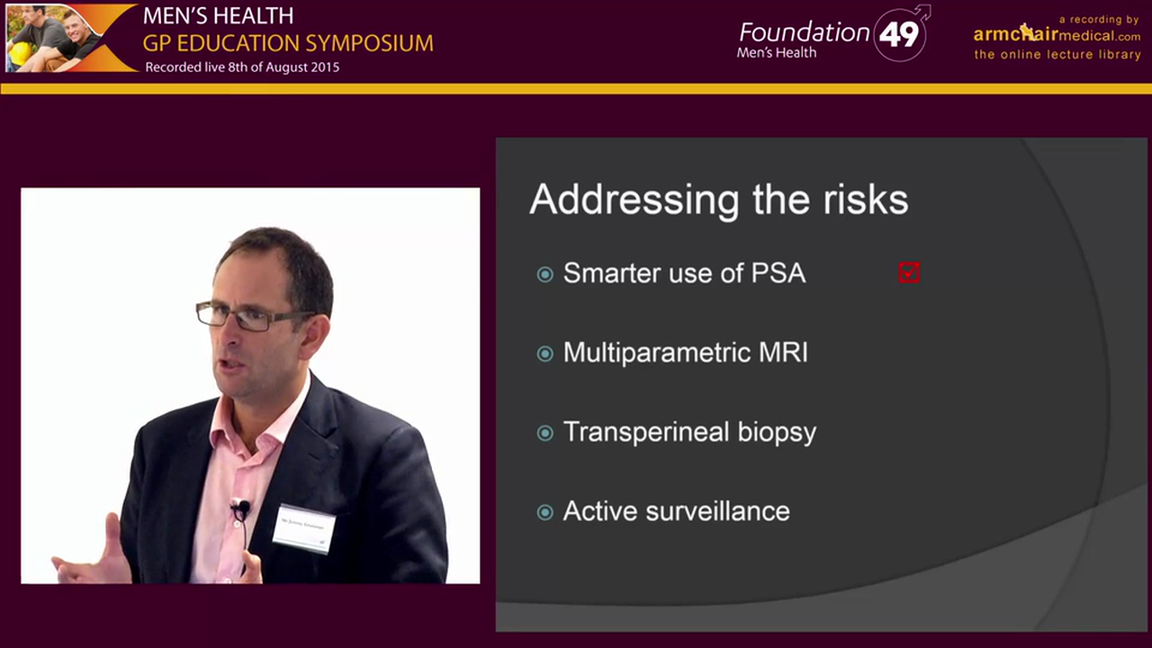 True Breakthoughs in Prostate Cancer Diagnosis Mr Jeremy Grummet Urologist